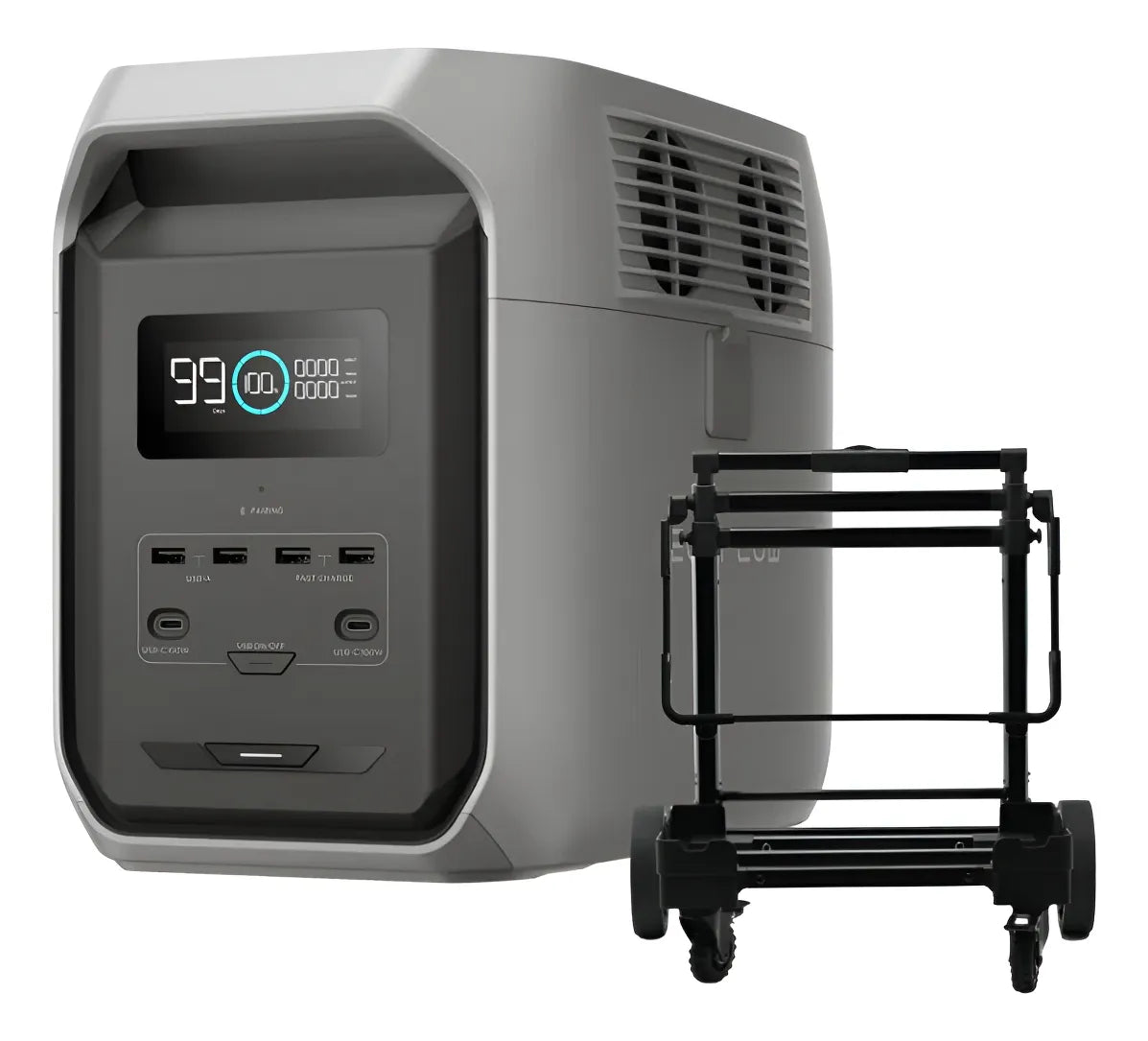 Ecoflow Delta 3 1500 + Hand Truck