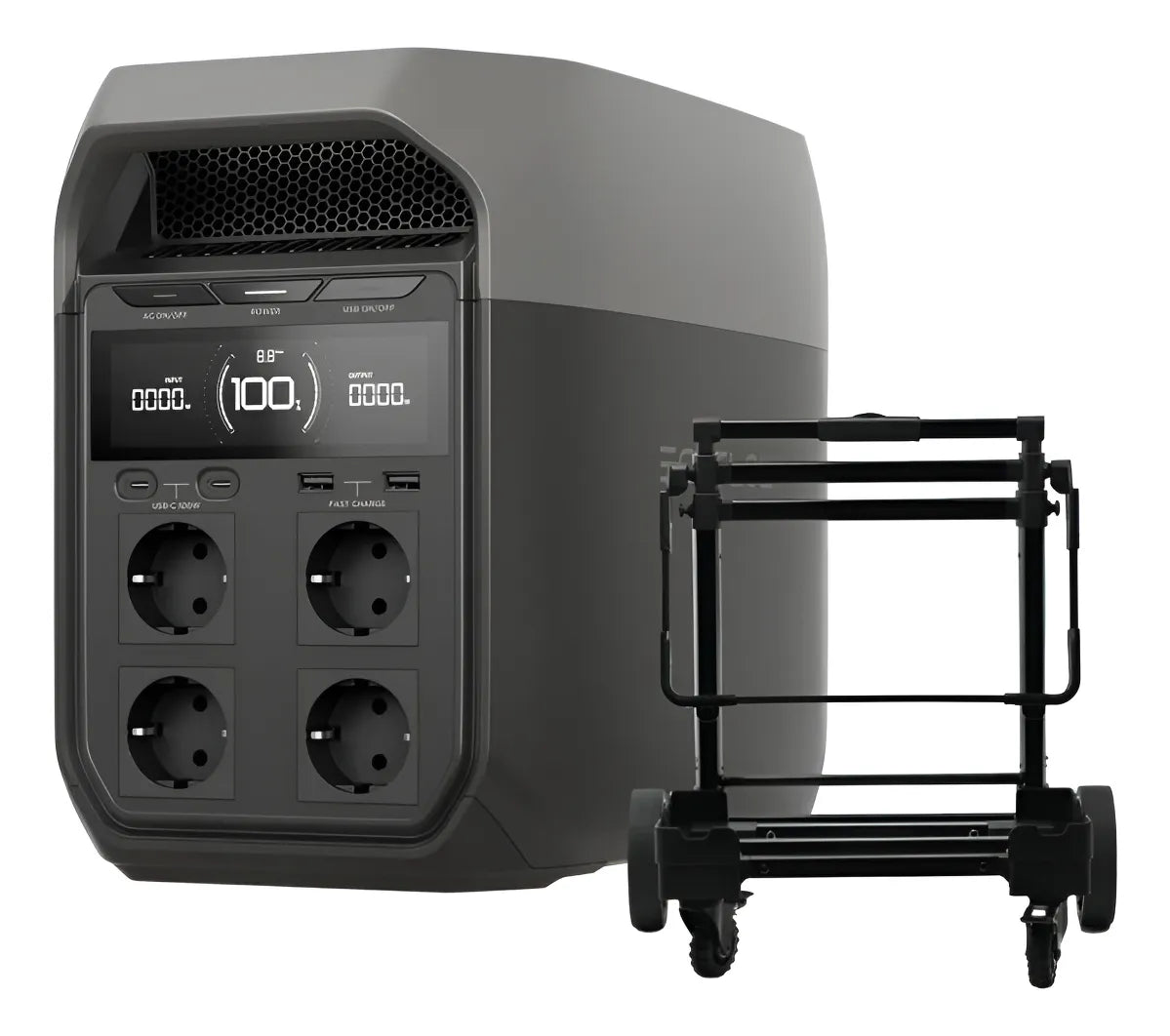 Ecoflow Delta 3 + Hand Truck