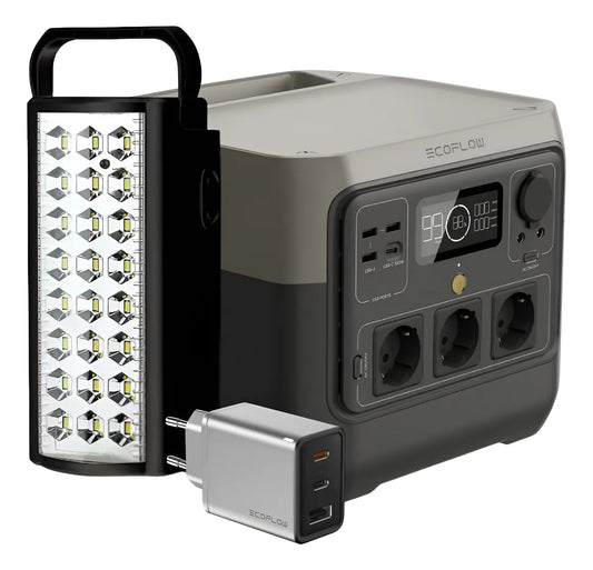 Ecoflow River Pro 2 + Luz De Emergencia + Cargador